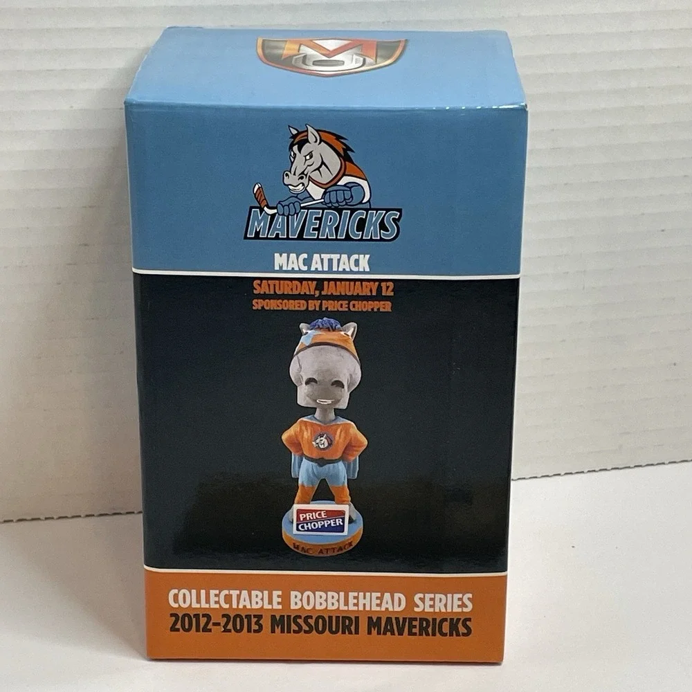 Missouri Mavericks Mascot Bobblehead Ice Hockey Promo Price Chopper Independence
